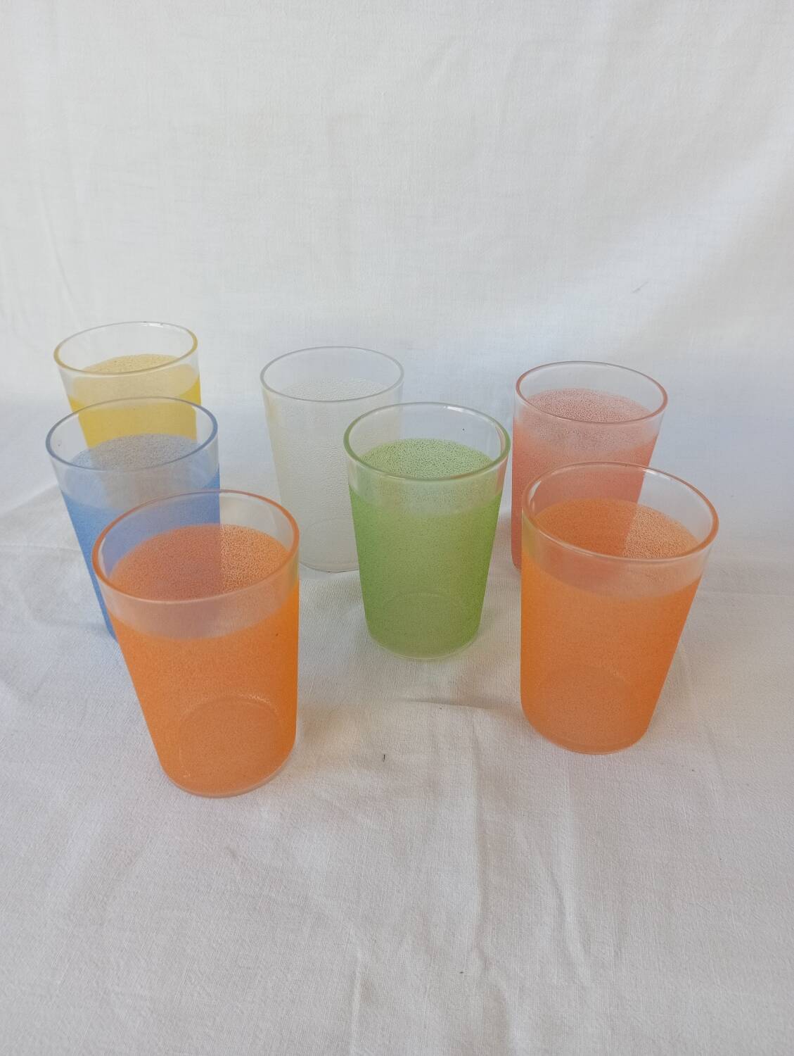 Vintage orangeade glasses
