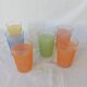Vintage orangeade glasses