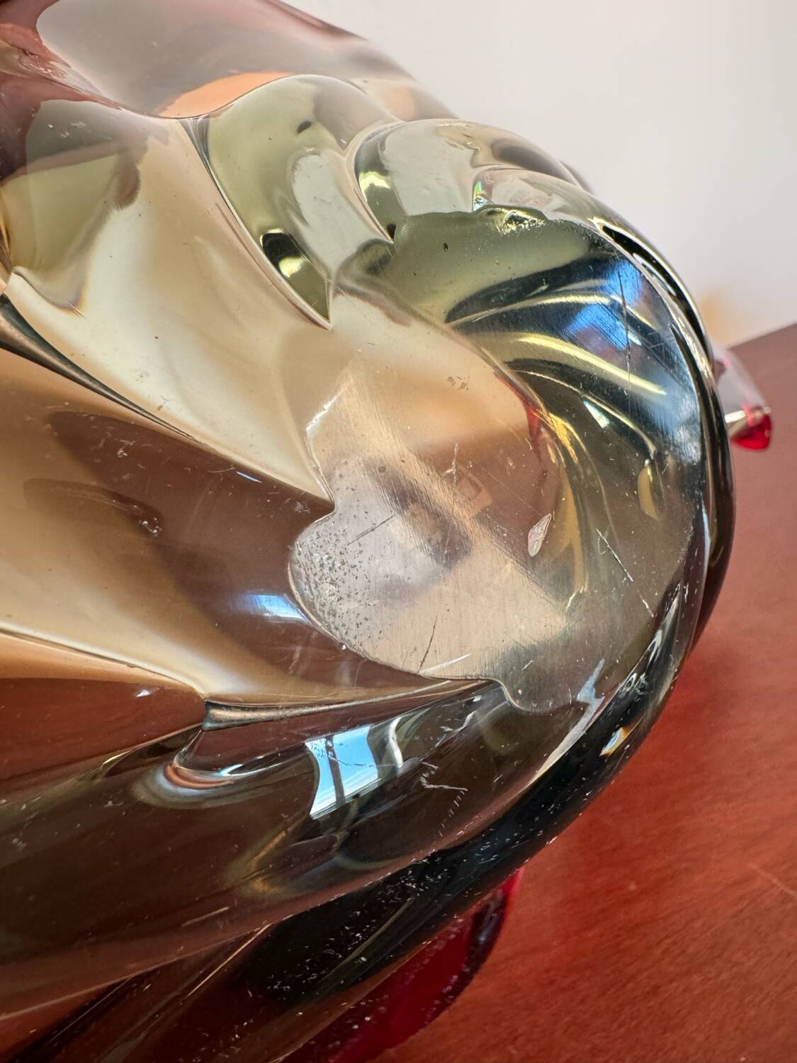 Murano glass cup from the 60s