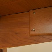 Oak desk, Italian design, 1970s, manufactured in Italy