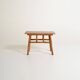 Bamboo and wood coffee table, 1960s