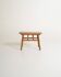 Bamboo and wood coffee table, 1960s