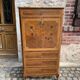 Old wooden and marble secretary