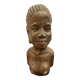 African statue, wooden bust of a woman, 1920s
