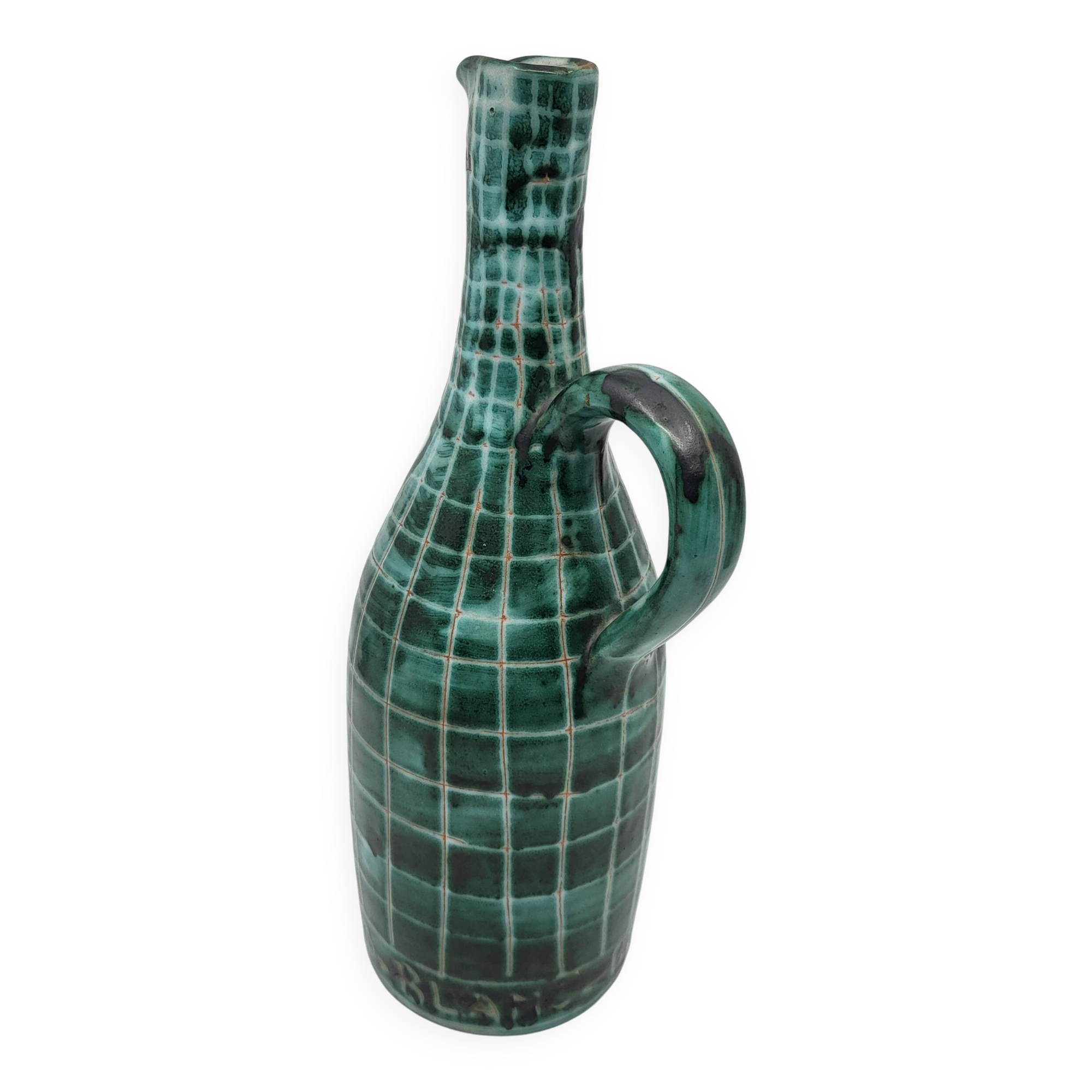 Robert Picault ceramic bottle French Vallauris Côte-d'Azur 1950