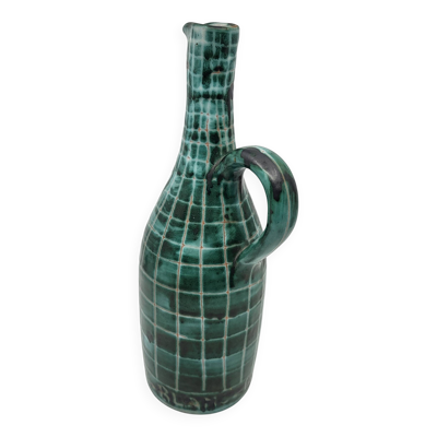 Bouteille Robert Picault en céramique Francaise Vallauris Côte-d'Azur 1950
