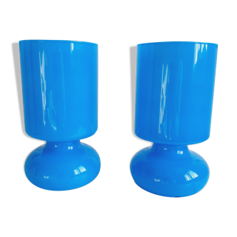 Pair of Ikea Lykta lamps