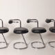 4 chaises cobra de giotto stoppino