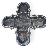 Art deco roger guérin bouffiloux ceramic cross