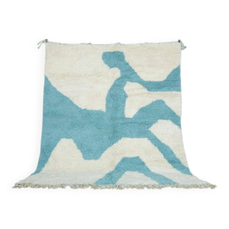 Pure natural wool rug, size 150 x 260 cm