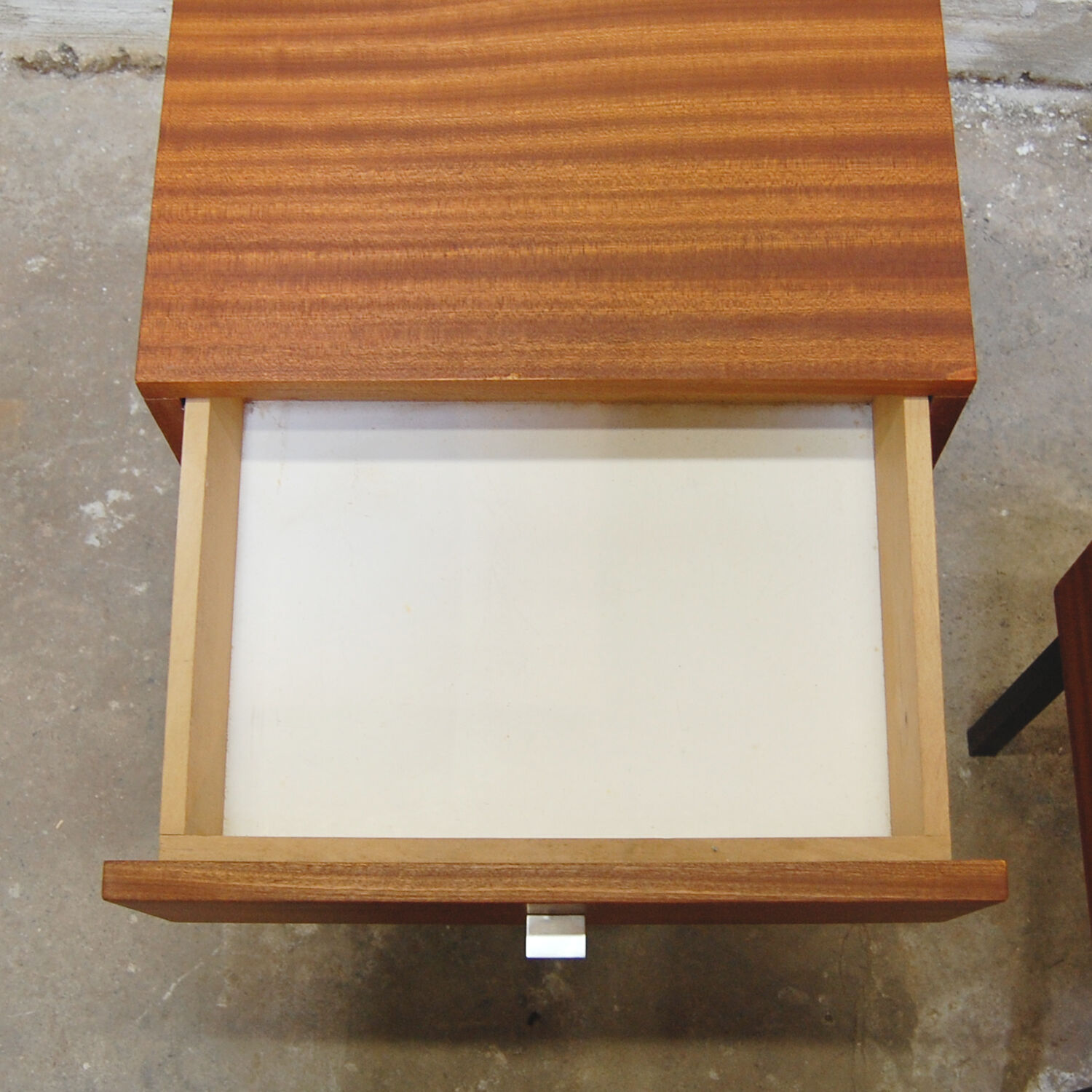 Pair of vintage bedside tables model "Night" by Pierre Guariche for Meurop