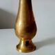 Vintage vase in gilded brass