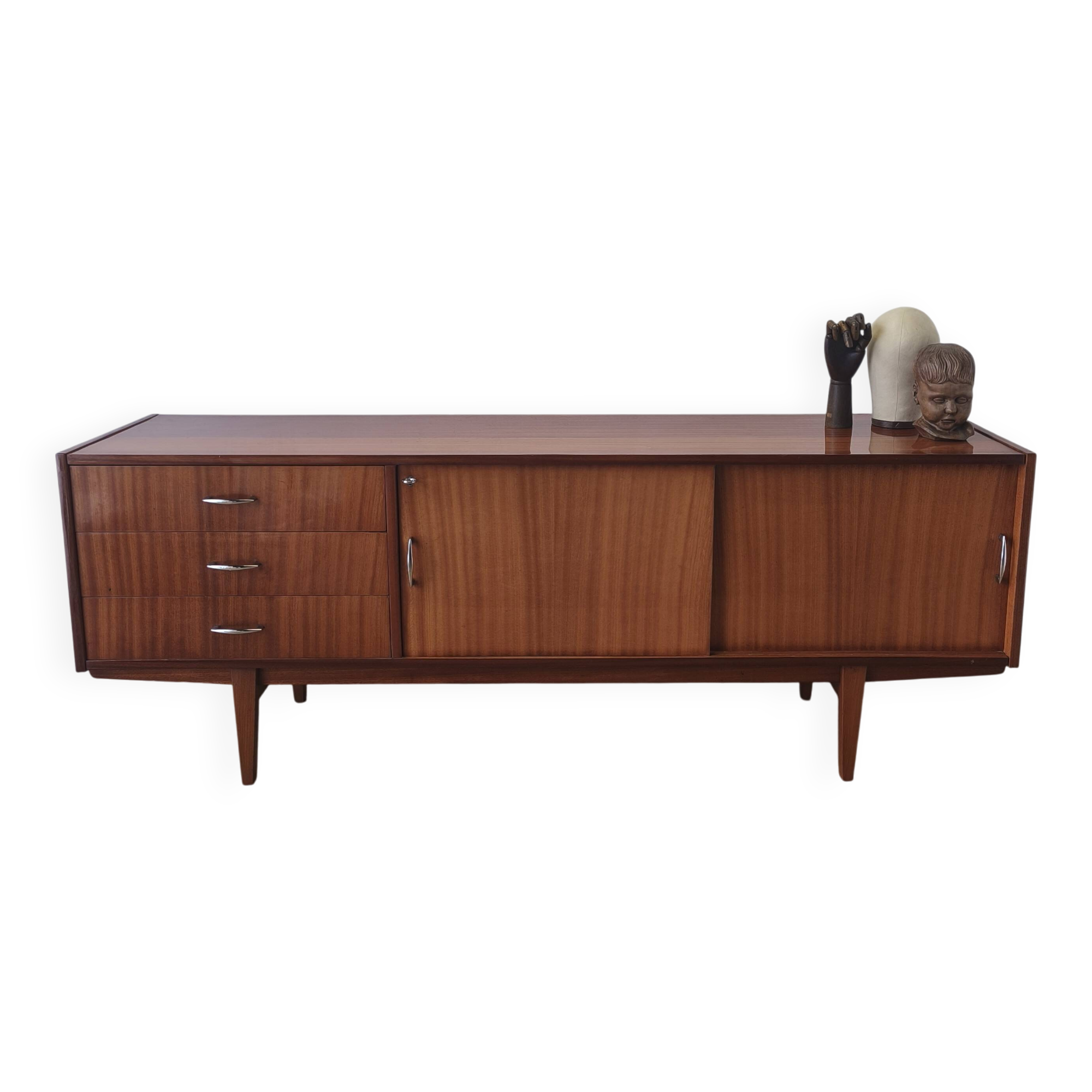 Modernist long sideboard from the 1970s.