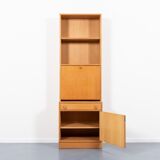 Swedish vintage bar cabinet in two parts in oak from the 1970s