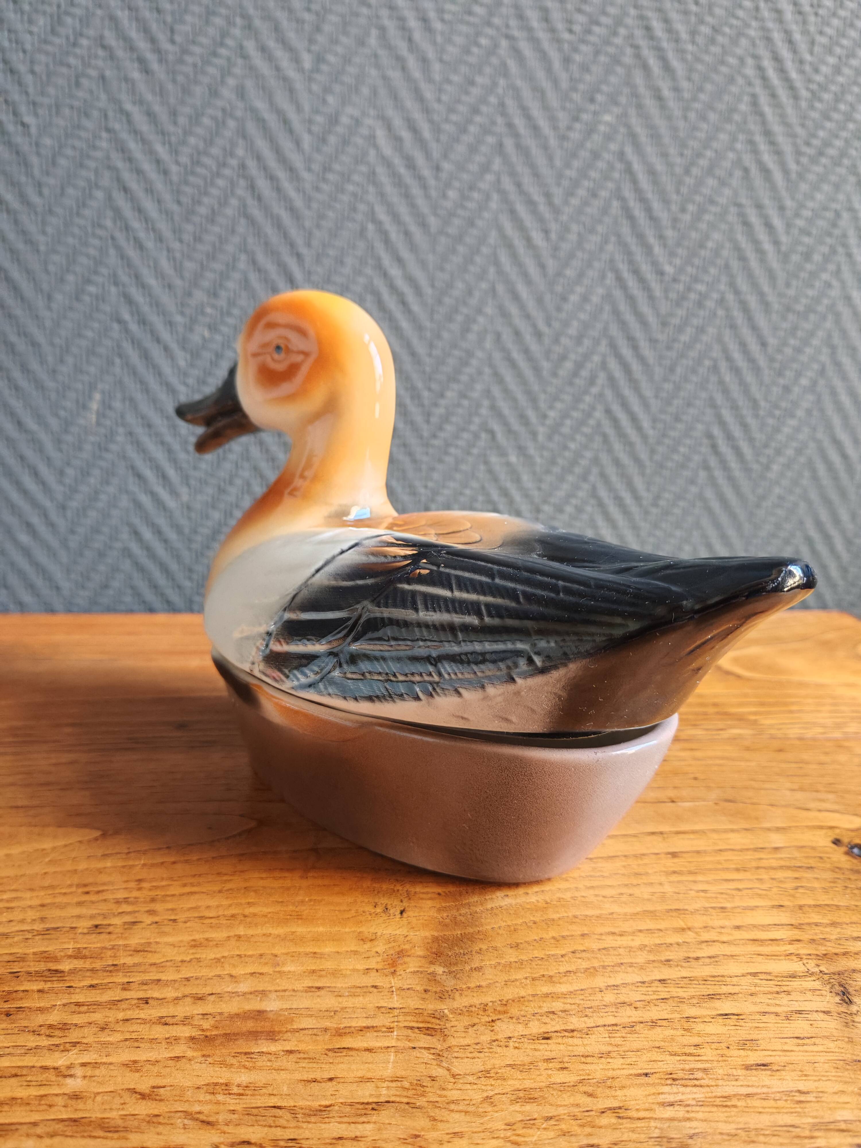 Vintage Duck Terrine in Ceramic – Artisanal Foie Gras Dish