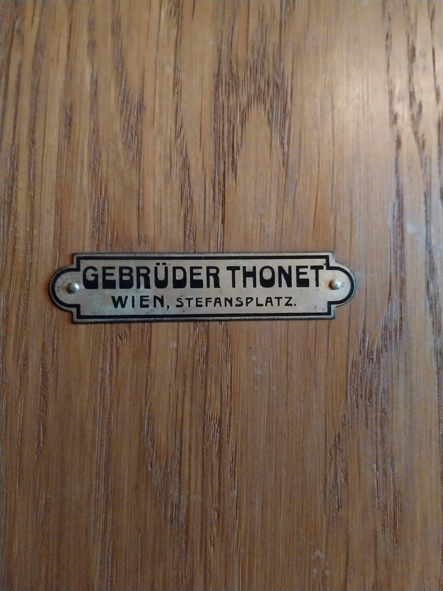 Art Nouveau wardrobe 1914 - signed Thonet