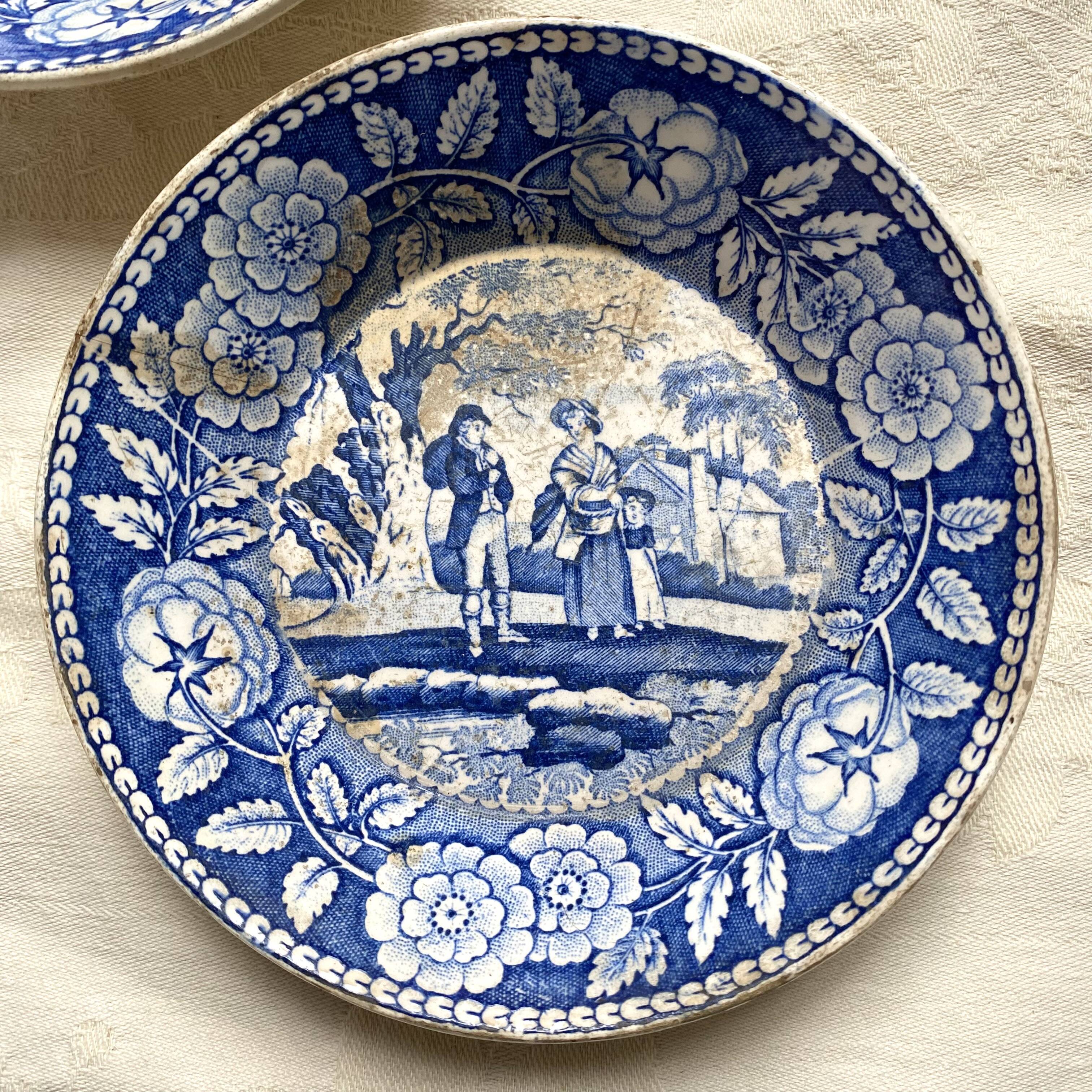 Old ironstone bowls from Choisy-le-Roi.