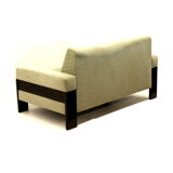 Vintage Brutalist 2-person sofa made in the 1970s