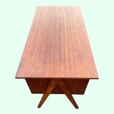 Vintage 1950s 3-drawer desk