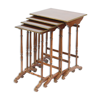 4 Louis XVI style trundle tables