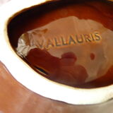 Empty fish-shaped pocket signed vallauris