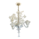 Lustre authentique en verre de Murano – 3 branches – Transparent