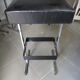 Lot de 4 tabourets de bar simili cuir noir vintage