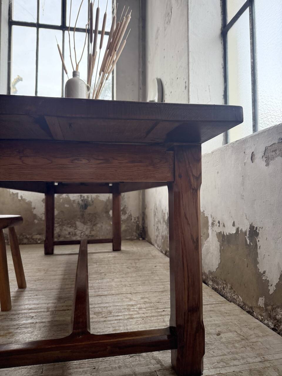 Table de ferme XL en chêne massif