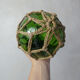 Green Float Glass Ball for Vintage Water Garden