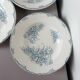 3 vintage deep plates in ironstone by L&G model Oeillets 220524