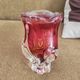 Art vase made of blown glass by Josef Hospodka, Bohemia 1960.