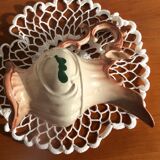 Vase forme pichet style rococo en céramique