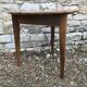 Side table / old round tripod table
