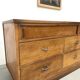 Vintage Siegel Paris workbench in oak and glass – 1950