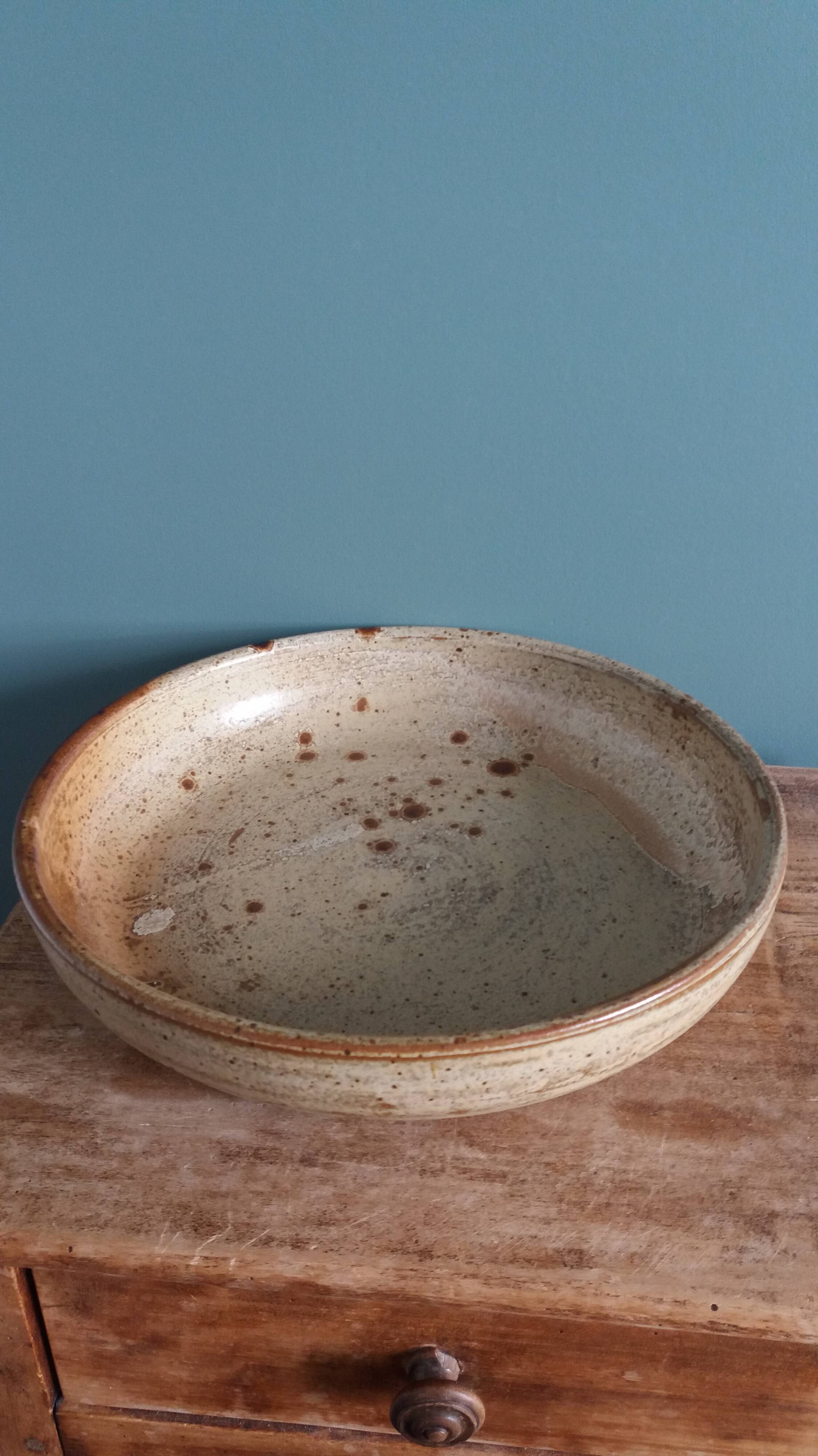 Earthenware salad bowl from Puisaye, Jean-Pierre Prud’homme