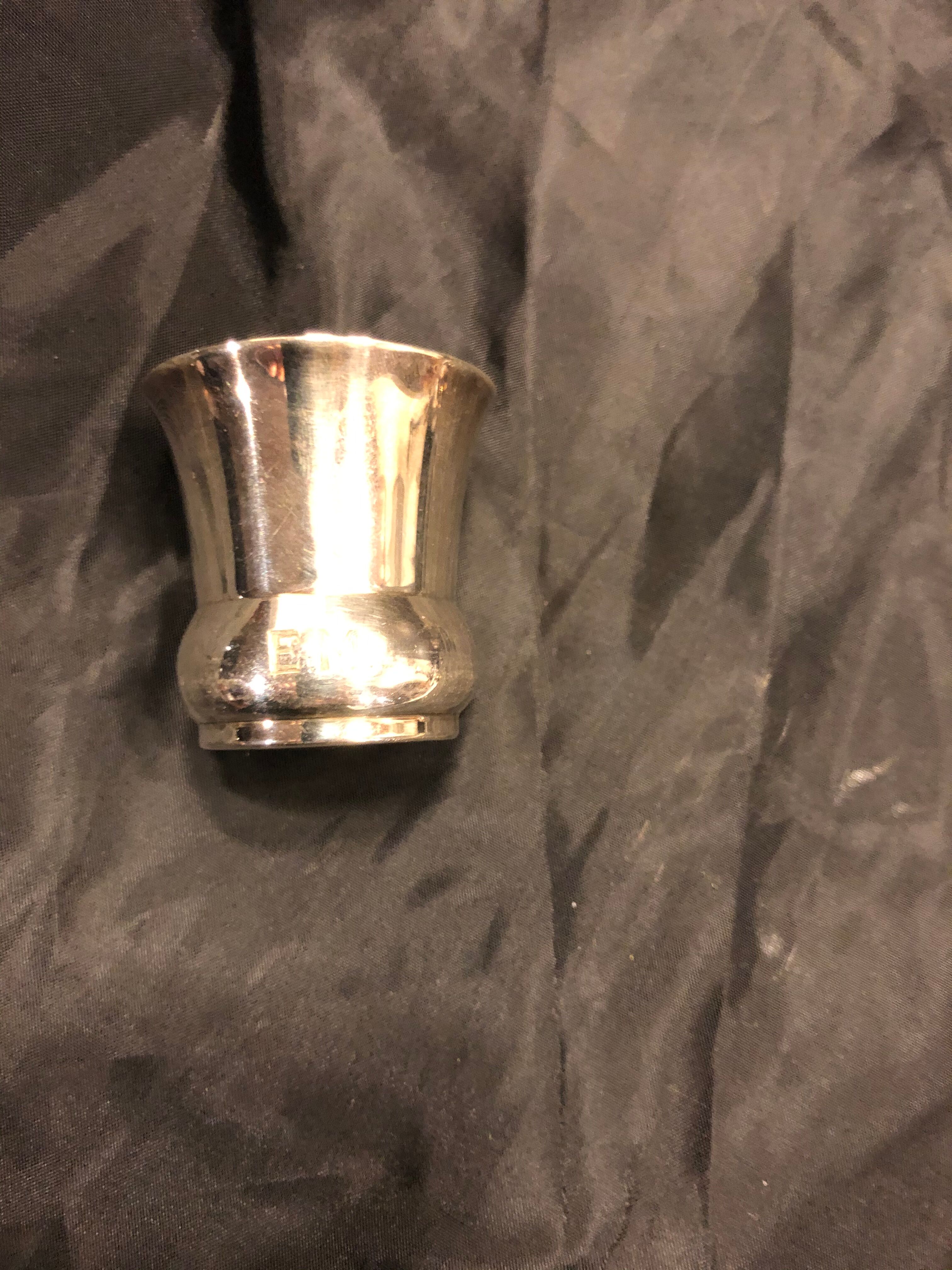 Small Silver Timbale (Minerve punch)Christofle
