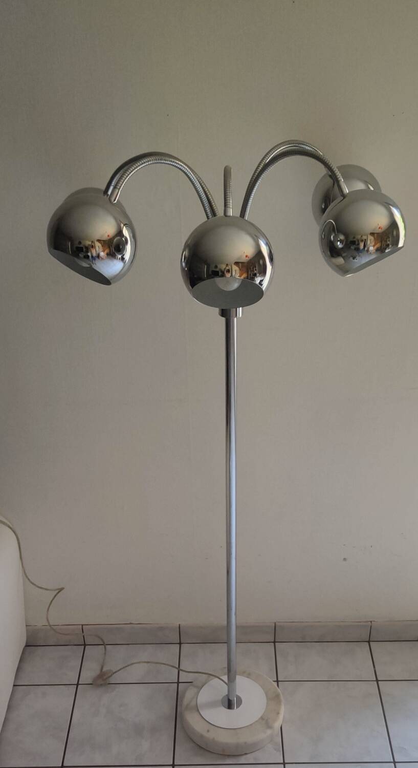 Lampadaire vintage 1990 eye ball