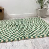 Handcrafted Moroccan Berber carpet 156 x 100 CM