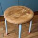 Vintage metal and wood stool