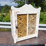 Old glass cabinet pharmacy cabinet
