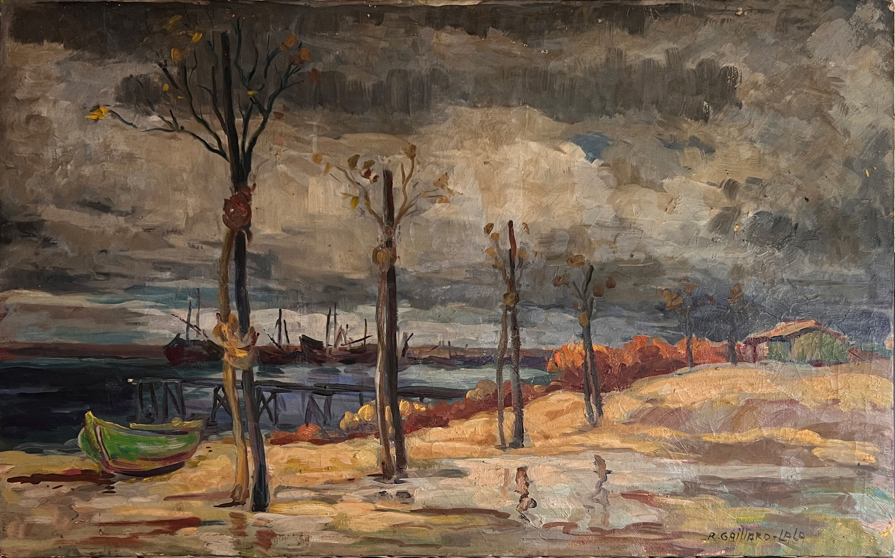 Oil on canvas - gaillard lala