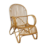 Rattan armchair Belse 8, Rohé Noordwolde, 1950