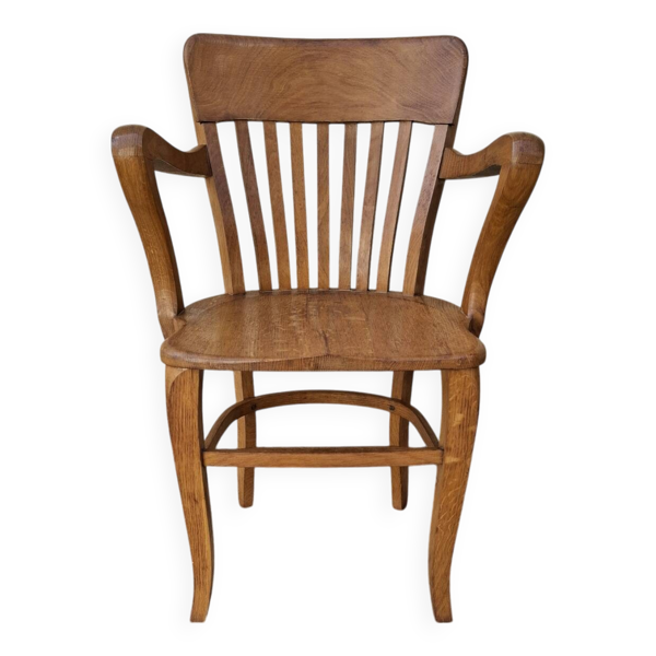 Fauteuil américain en chêne
