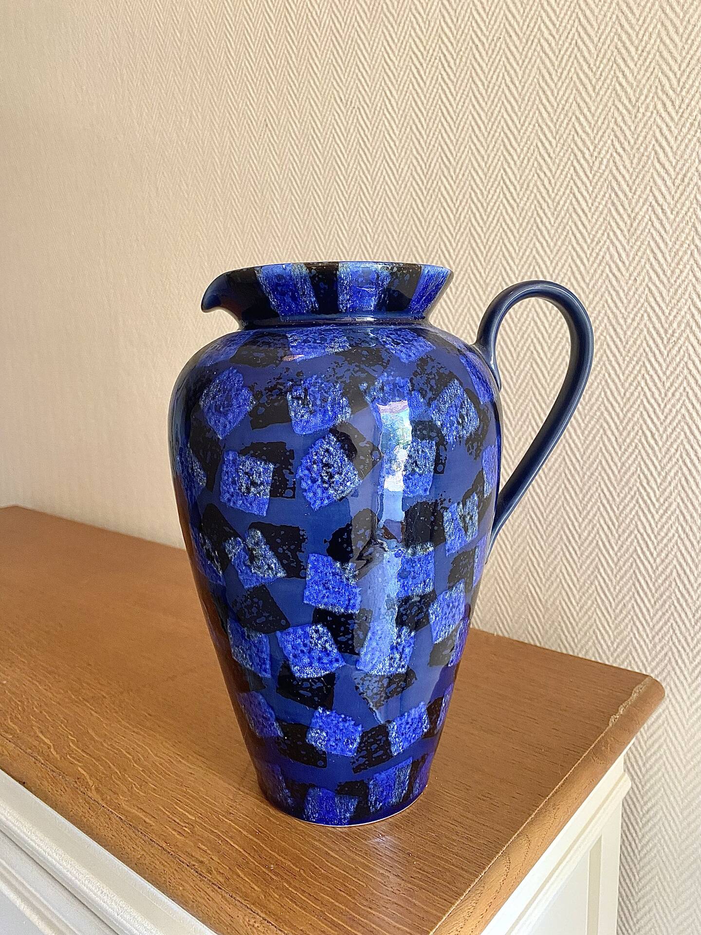 Large glazed stoneware jug Denby England