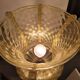 Lampadaire, verre de Murano et poussière d'or, Barovier & Toso, années 50
