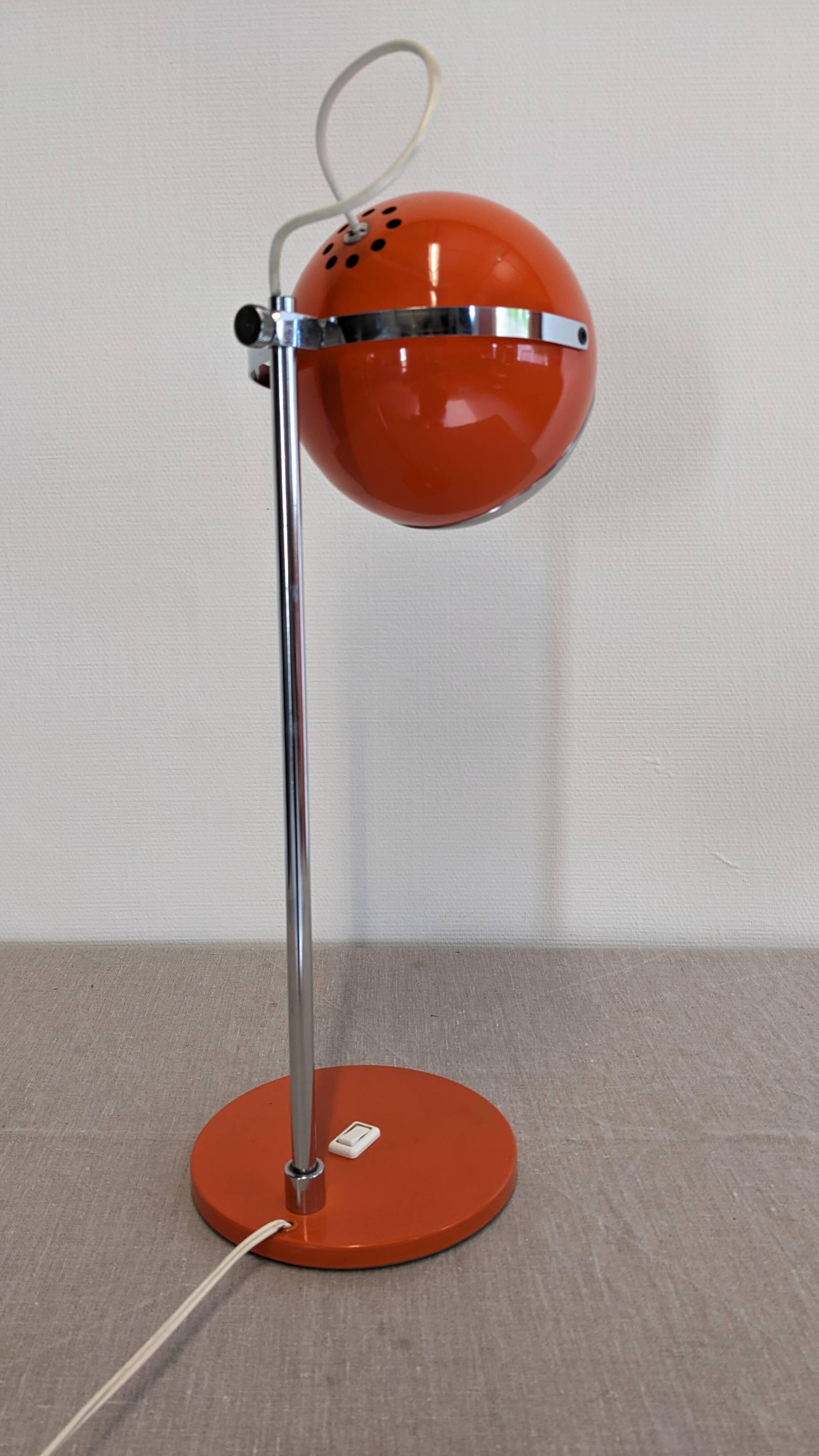Space Age "Eye Ball" Lamp, 60s-70s