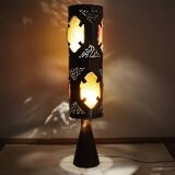 Brutalist ceramic lamp from Accolay