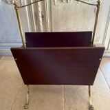 Magazine racks with claw feet by Maison Jansen