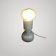 Design desk lamp Gino Sarfatti Arteluce 600c leather metal 1970