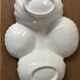 Ceramic shell-shaped serving dish